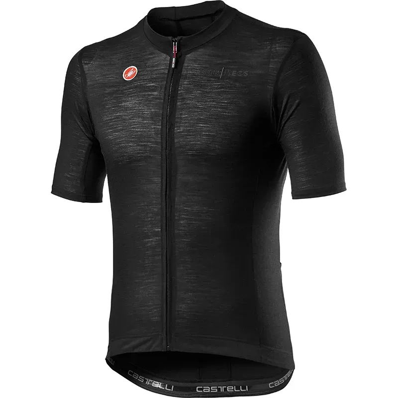 Castelli Summer Wool Team INEOS Mens Jersey in Black
