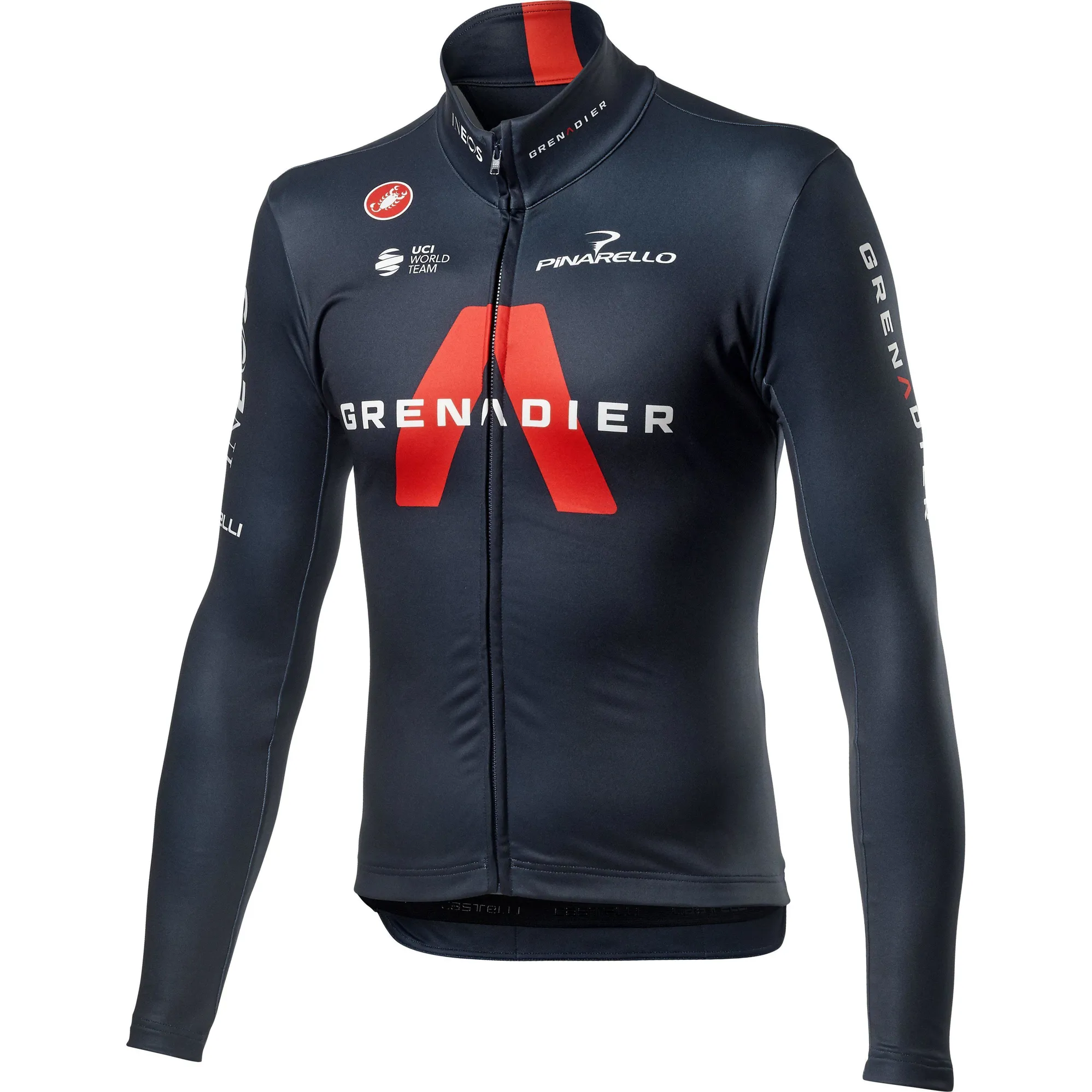 Castelli INEOS Grenadiers Long Sleeve Thermal Jersey in Blue