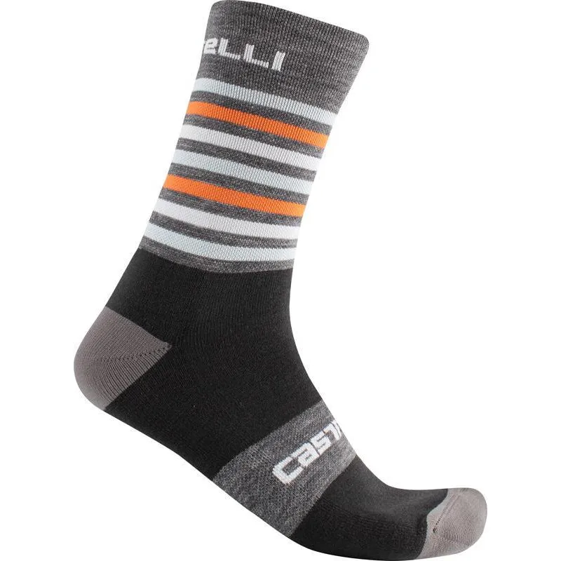 Castelli Gregge 15 Socks in Grey