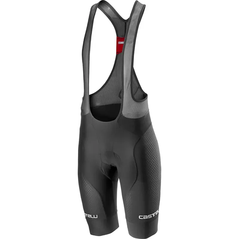 Castelli Free Aero Race 4 Team Mens Bibshorts in Grey