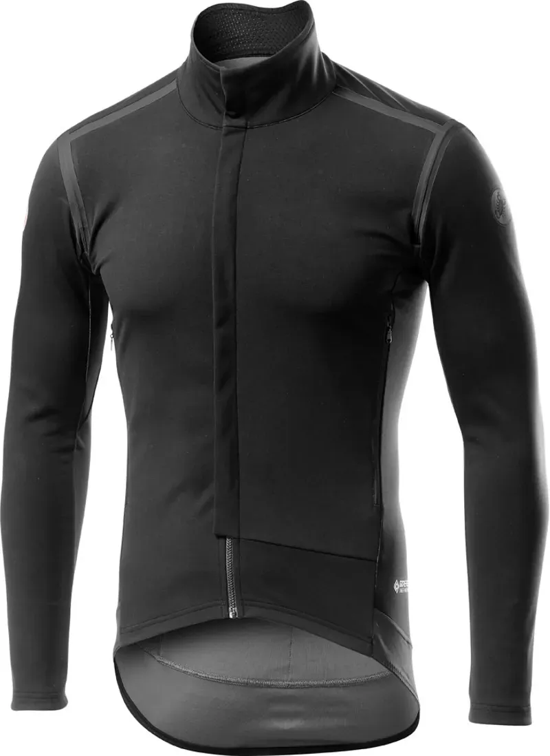 Castelli Perfetto RoS Mens Long Sleeve Blackout Jacket in Black