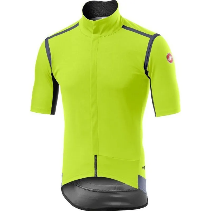 Castelli Gabba RoS Short Sleeve Mens Jersey in Yellow