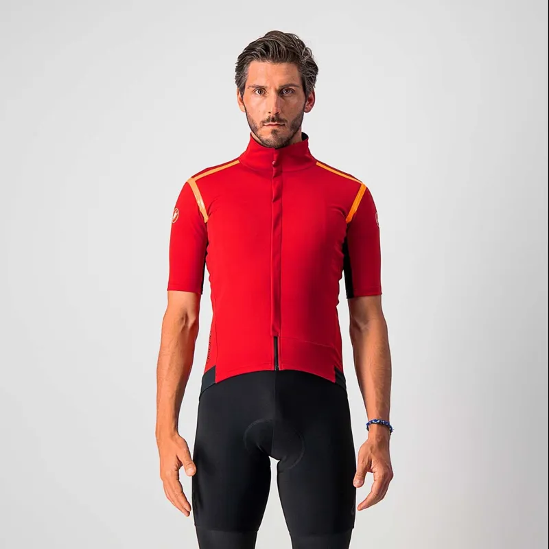 Castelli Gabba RoS Short Sleeve Mens Jersey in Red