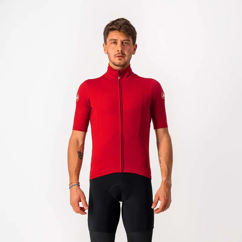 Castelli Perfetto RoS Mens Light Jersey in Red