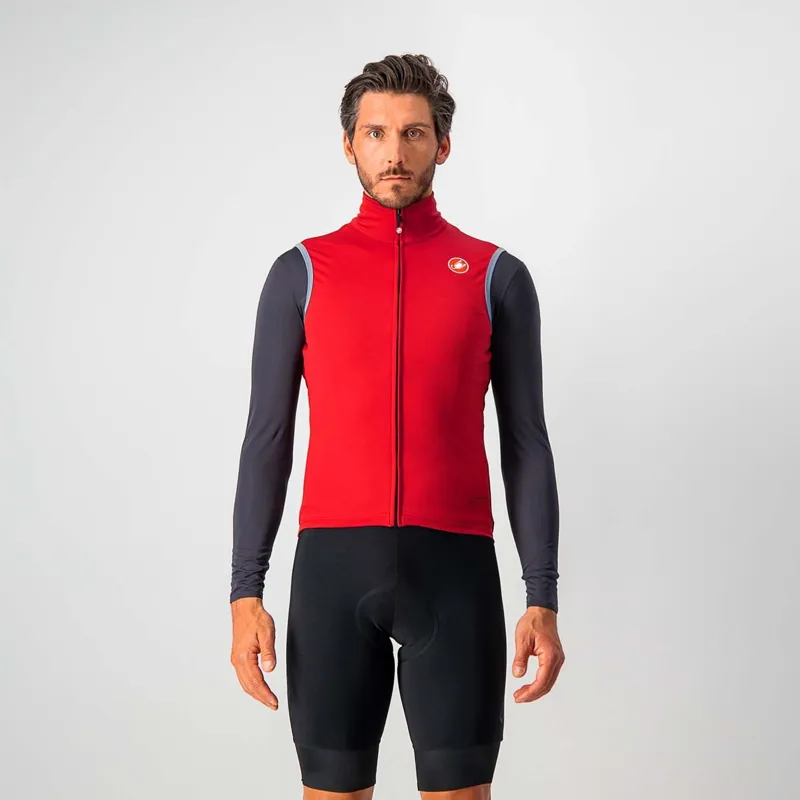 Castelli Perfetto RoS Mens Vest in Red