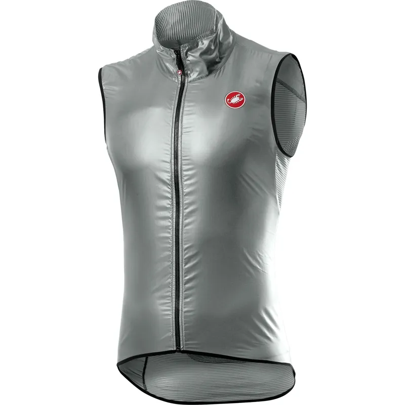 Castelli Aria Mens Vest in Silver