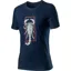 Castelli Logo Mens T-Shirt in Blue