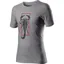 Castelli Logo Mens T-Shirt in Grey