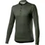 Castelli Tech Henley Long Sleeve Mens T-Shirt in Green