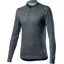 Castelli Tech Henley Long Sleeve Mens T-Shirt in Grey