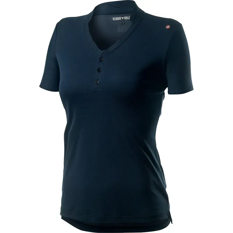 Castelli Tech Womens Polo Shirt in Blue