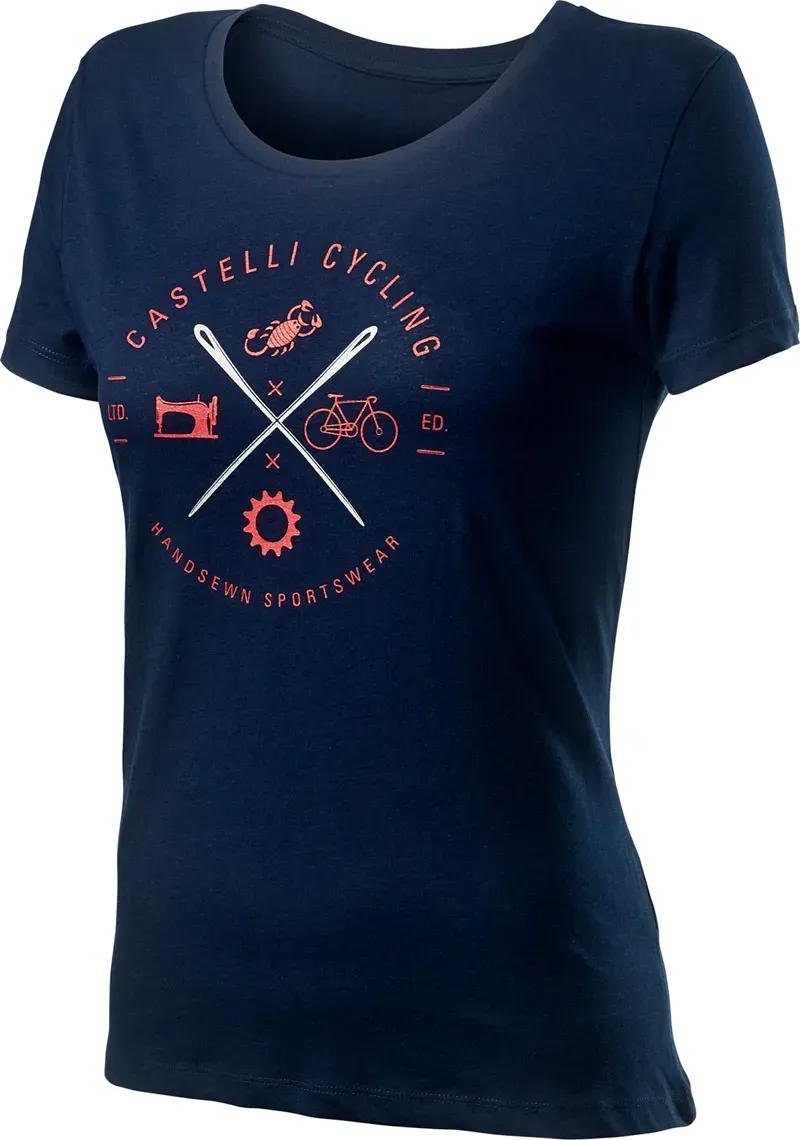 Castelli Sarta Womens T-Shirt in Blue