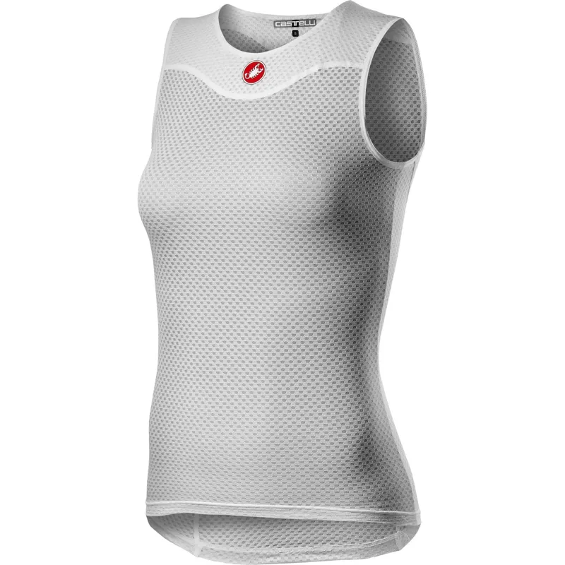 Castelli Pro Issue 2 Womens Sleeveless Base Layer in White