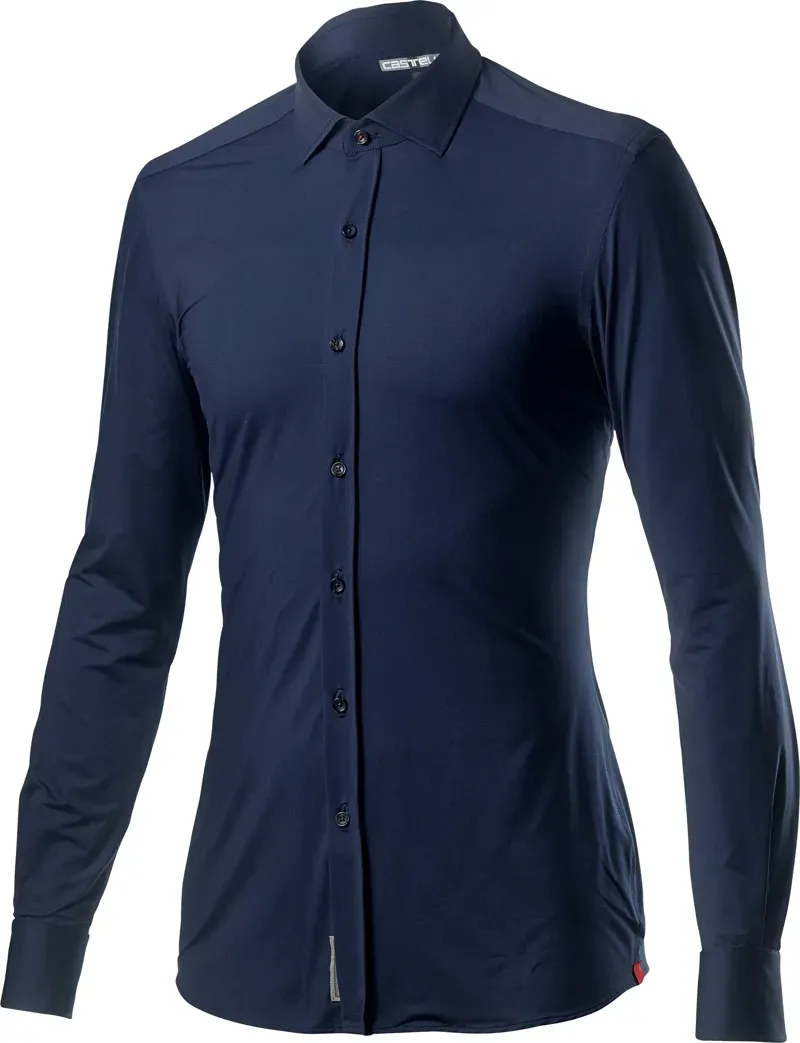 Castelli VG Button Mens Shirt in Blue