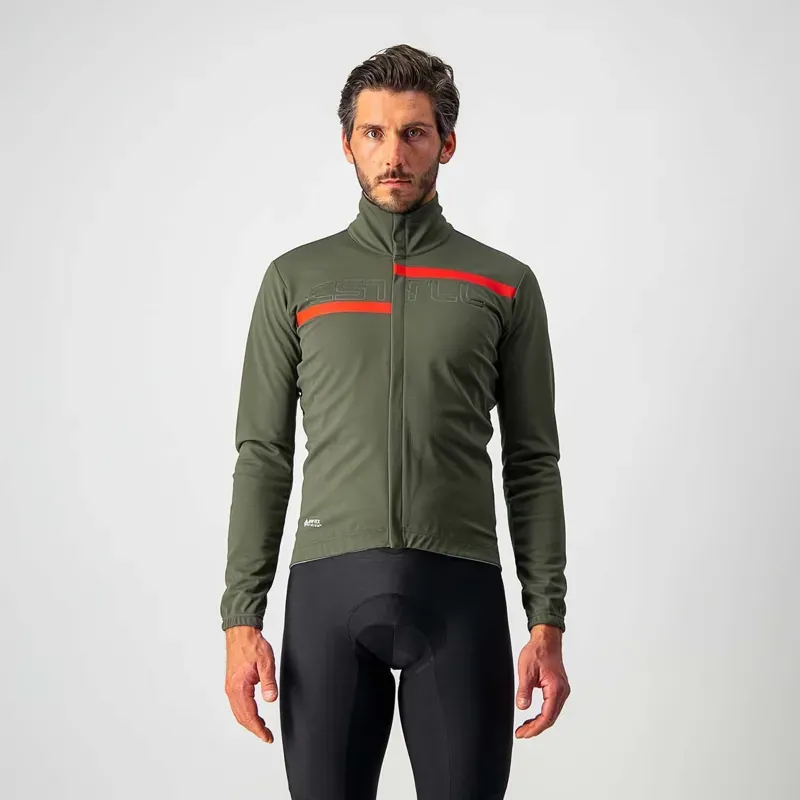 Castelli Transition 2 Mens Jacket in Green