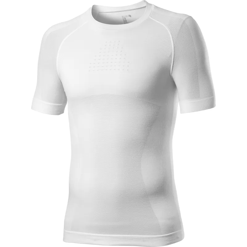Castelli Core Seamless Short Sleeve Mens Baselayer in White