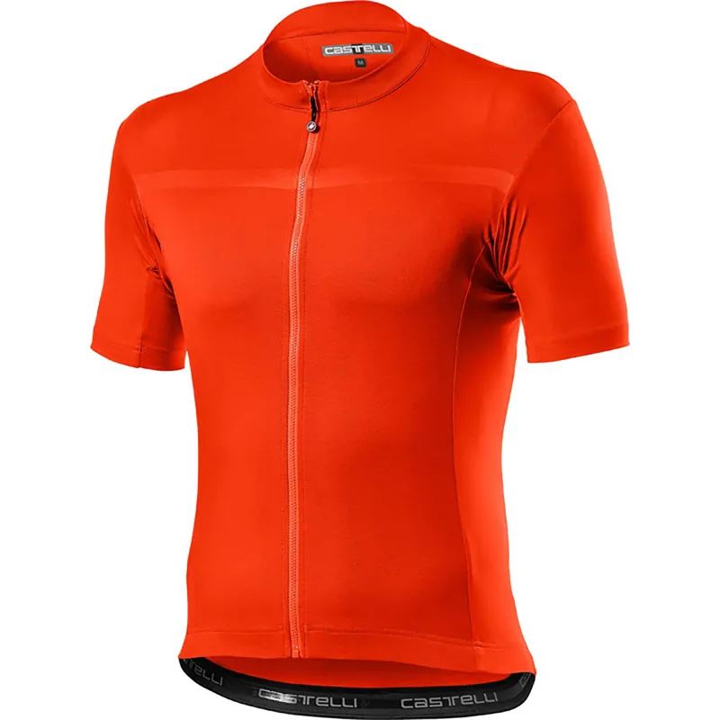 Castelli Classifica Mens Jersey in Orange