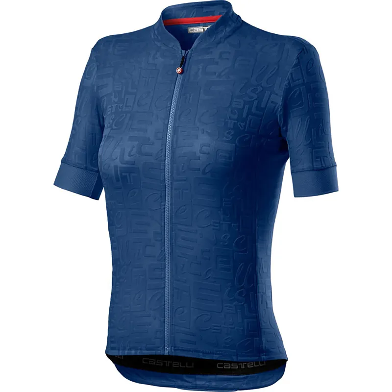 Castelli Promessa Jacquard Womens Jersey in Blue