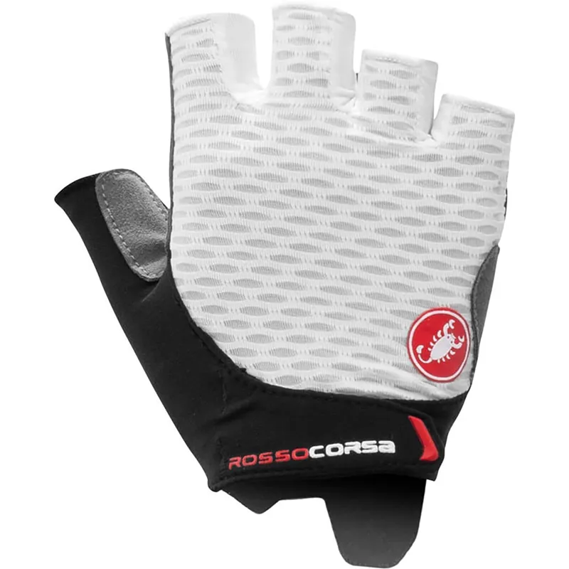 Castelli Rosso Corsa 2 Womens Gloves in White