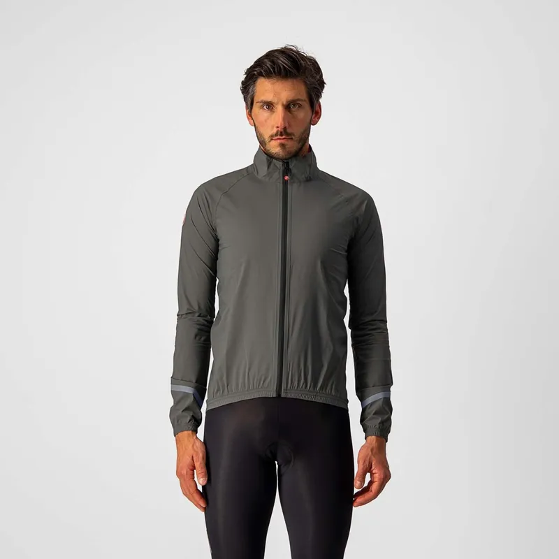 Castelli Emergency 2 Mens Rain Jacket in Green