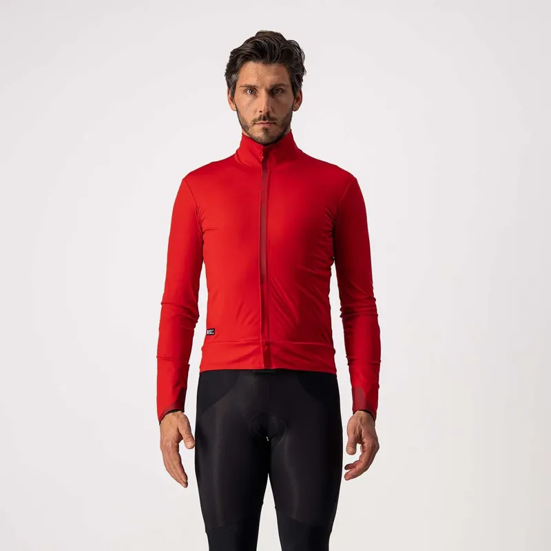 Castelli Elite RoS Mens Jacket in Red