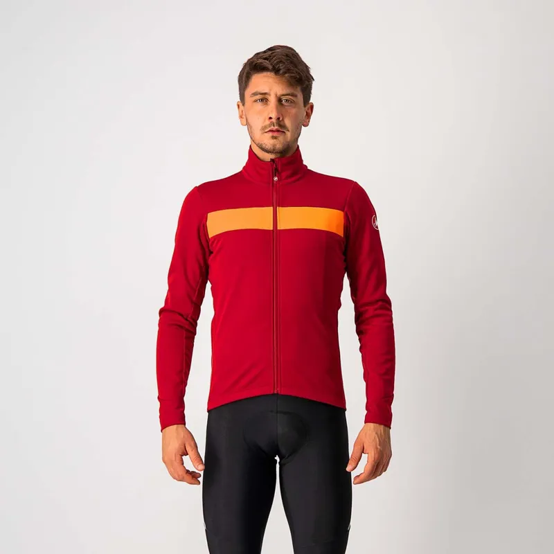 Castelli Raddoppia 3 Mens Jacket in Red