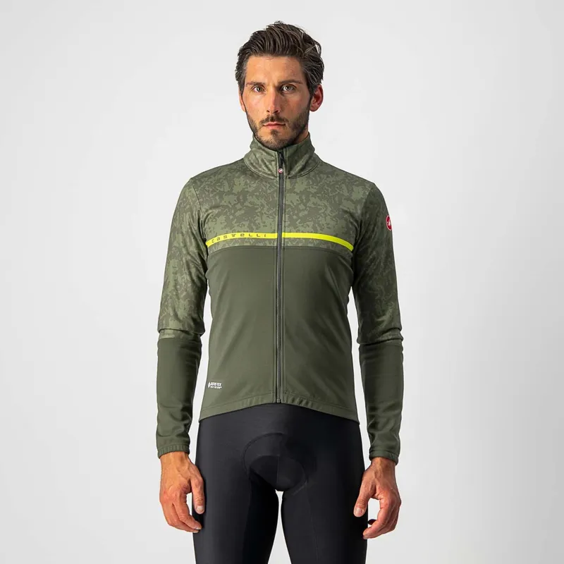 Castelli Finestre Mens Jacket in Green