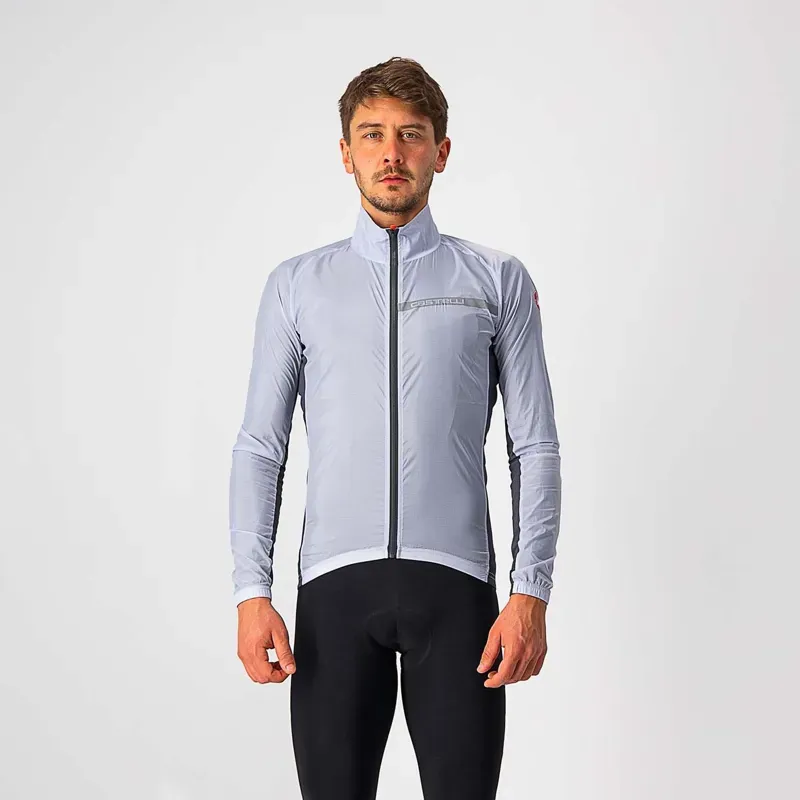 Castelli Squadra Stretch Mens Jacket in Grey