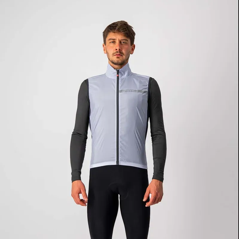 Castelli Squadra Stretch Mens Vest in Grey