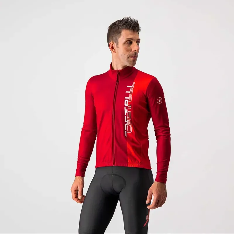 Castelli Traguardo Mens Jersey in Red
