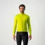 Castelli Pro Thermal Mid Long Sleeve Mens Jersey in Yellow
