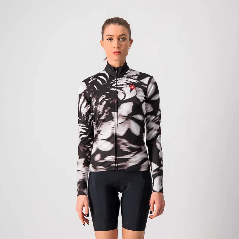 Castelli Unlimited Womens Thermal Jersey in Black