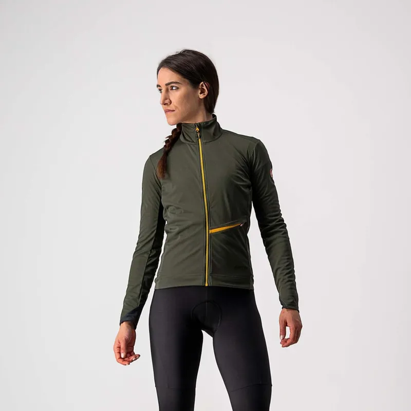 Castelli Go Womens Jacket in Green