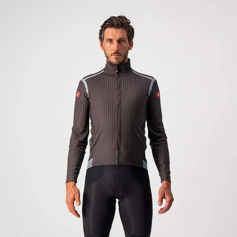 Castelli Perfetto RoS Ltd Ed Long Sleeve Mens Jacket in Grey