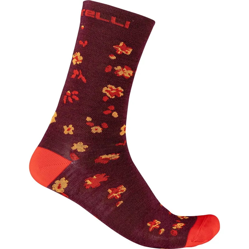 Castelli Fuga 18 Socks in Red
