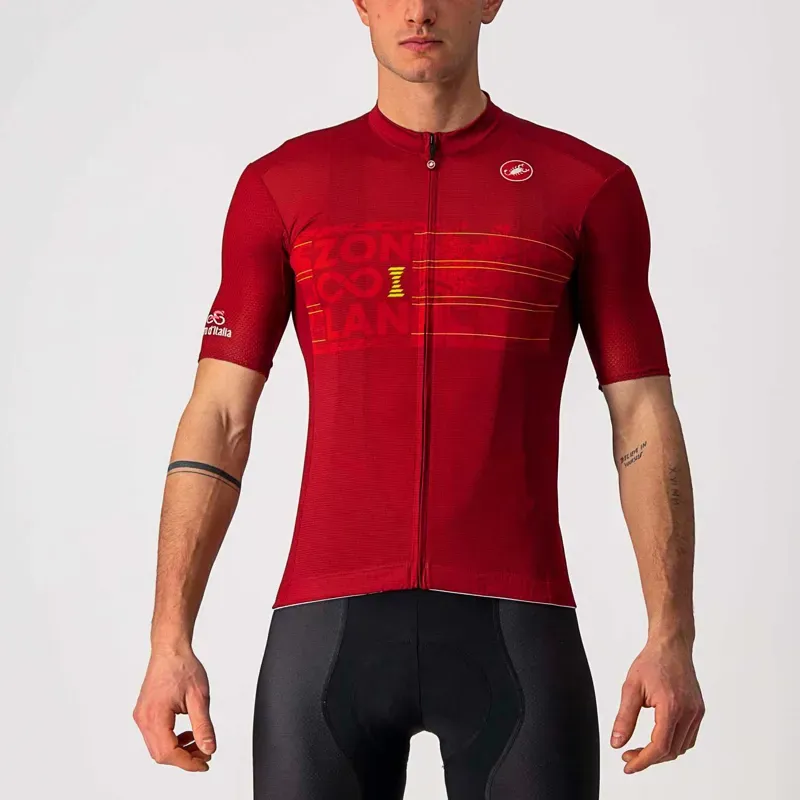 Castelli Zoncolan Mens Jersey in Red