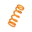 Fox SLS Orange Shock Spring - 1.385 ID 525lb 3.15-inch/80mm 6.60-inch