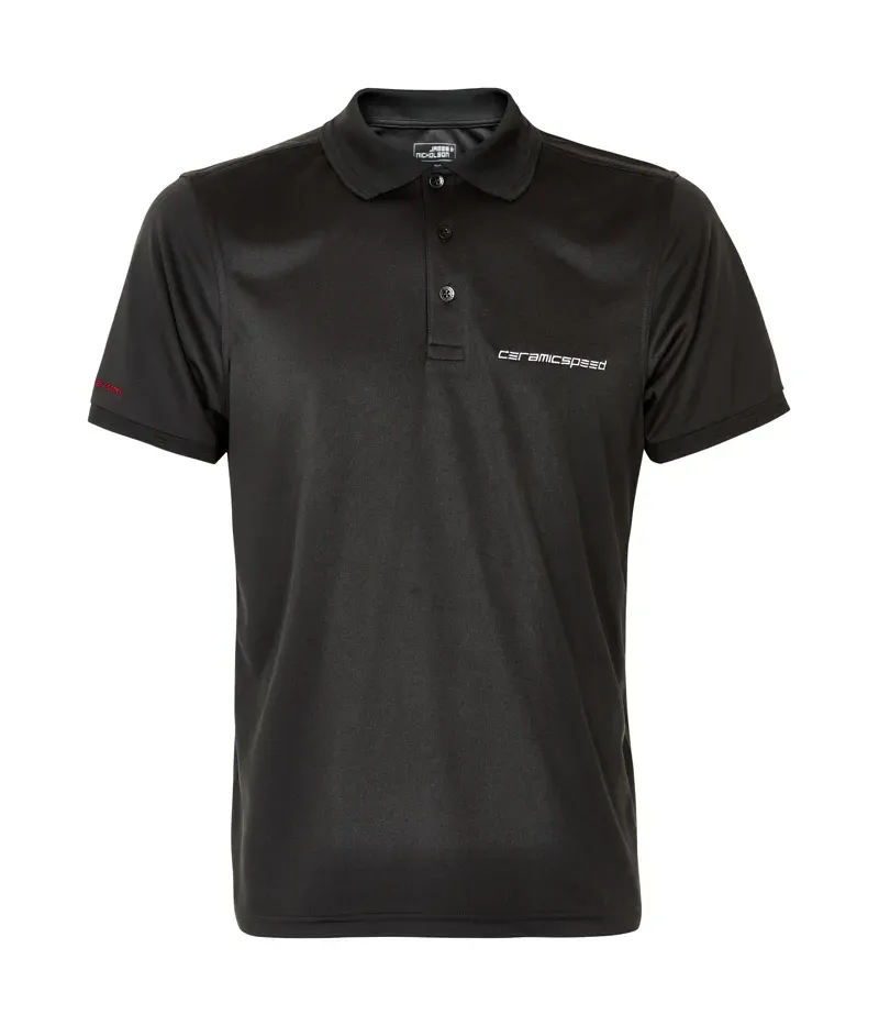 CeramicSpeed Polo Shirt In Black