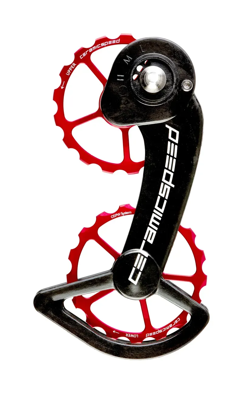 CeramicSpeed OSPW System Coated SRAM Etap In Red
