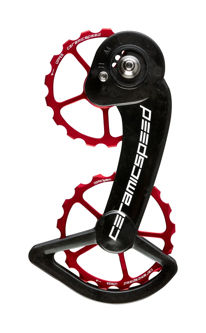 CeramicSpeed Coated SRAM 10/11s Mech OSPW System In Red