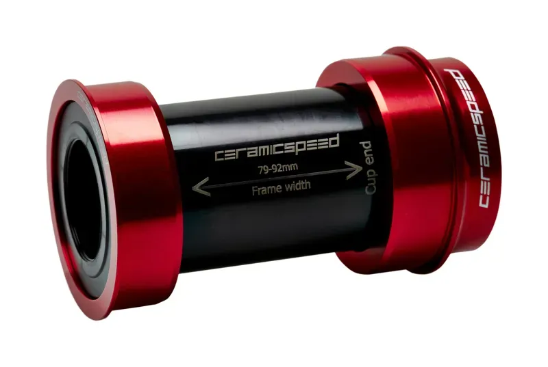 CeramicSpeed BBright Shimano 24mm Bottom Bracket In Red