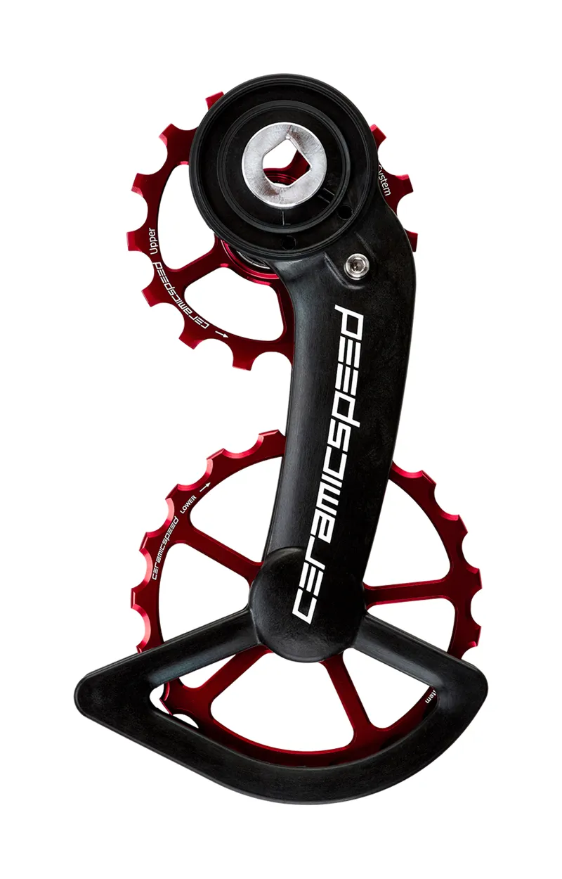 CeramicSpeed OSPW SRAM Force AXS System In Red