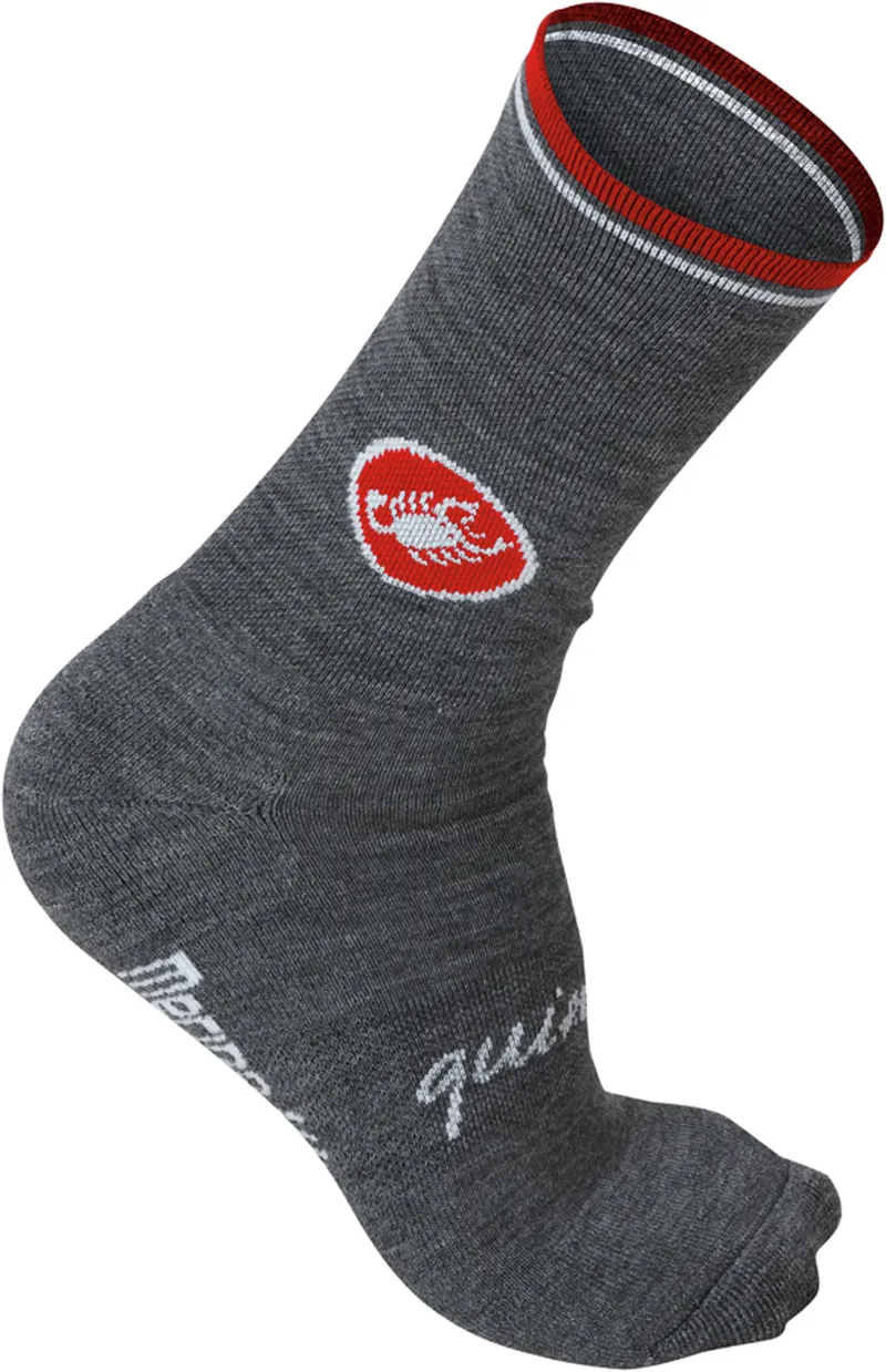 Castelli Quindici Soft Socks in Grey