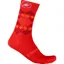 Castelli Rombo 18 Socks in Red