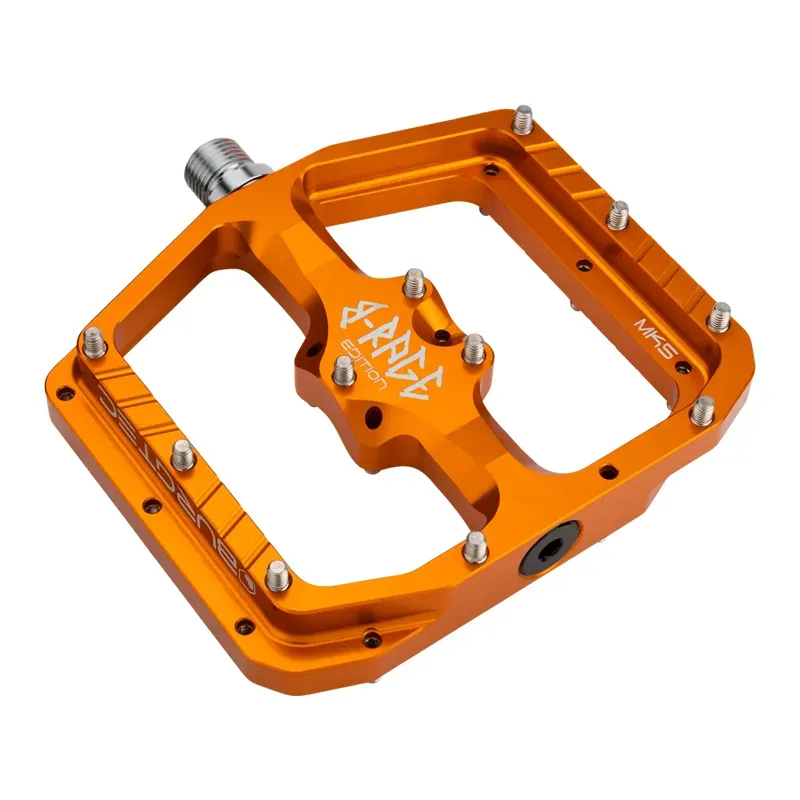 Burgtec Penthouse Flat MK5 B-Rage Edition Pedals In Iron Bro Orange