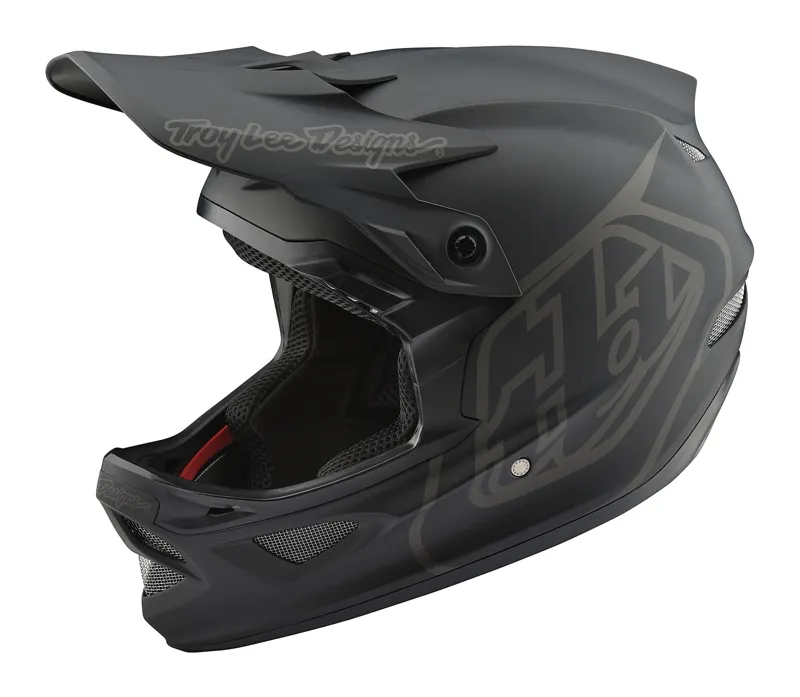 2020 Troy Lee Designs D3 Fiberlite Helmet in Black 