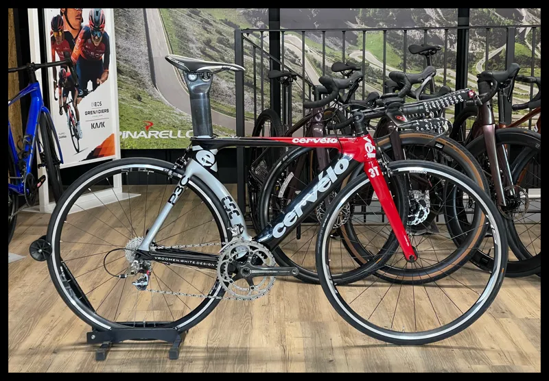 2008 Cervelo P3C Mens Carbon TT Bike in Black