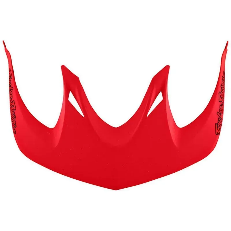 Troy Lee Designs A1 MIPS Visor in Classic Red/Silver