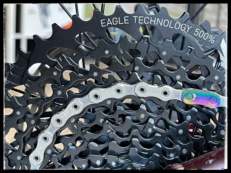 GT Sensor Carbon Pro Mountain Bike Blood Red Large 2020 Approved Used-3