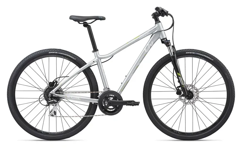 2020 Liv Rove 3 Disc Hybrid Bike in Silver